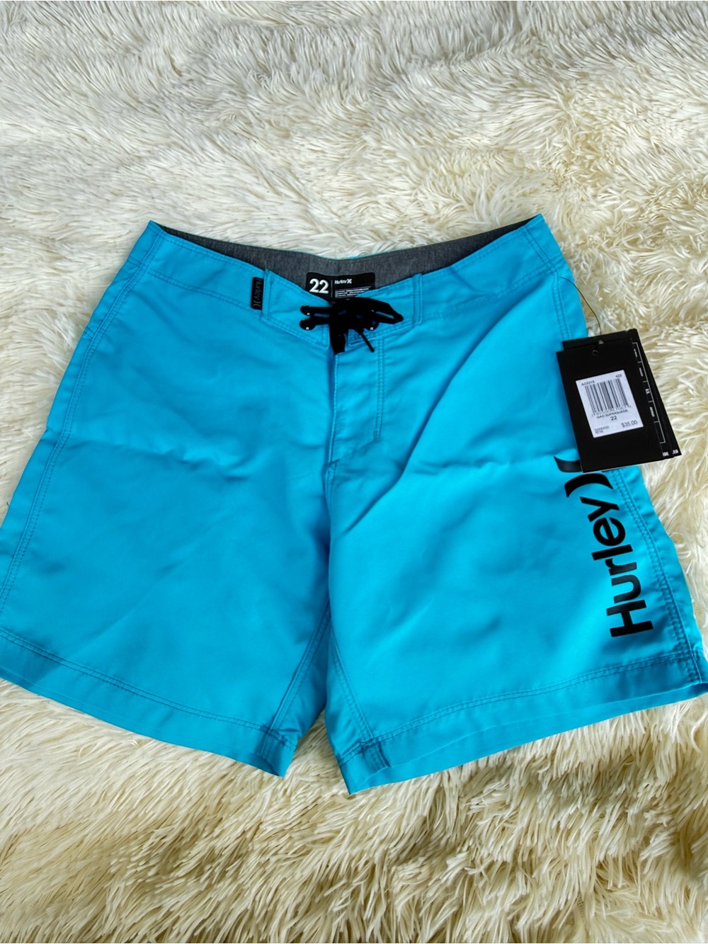 Hurley Boy’s Turquoise Blue Board Shorts